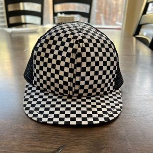 Checkered Vans inspired Trucker Hat
